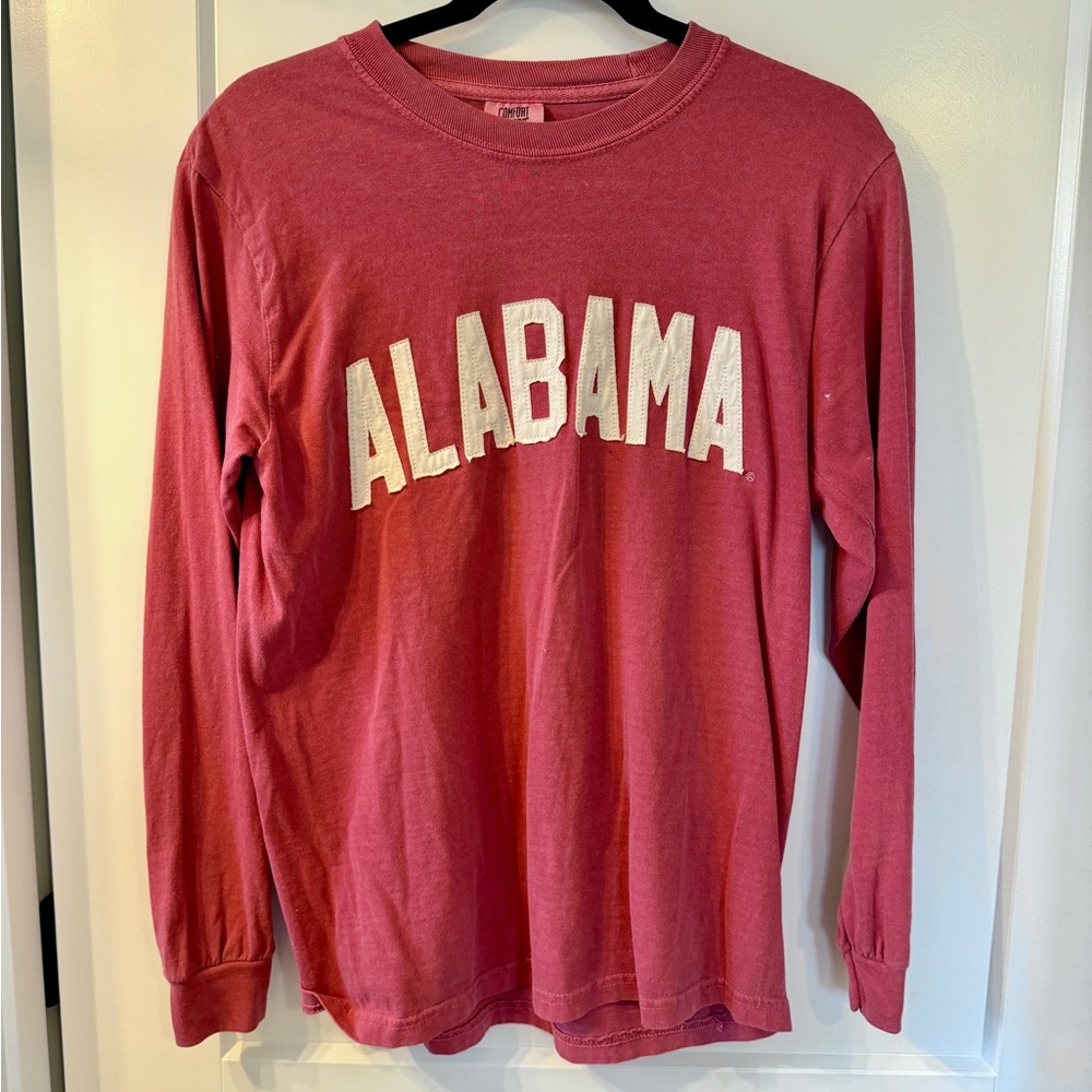 NWOT University of Alabama Crimson Tide Long Sleeve Crewneck Tee Size Small
